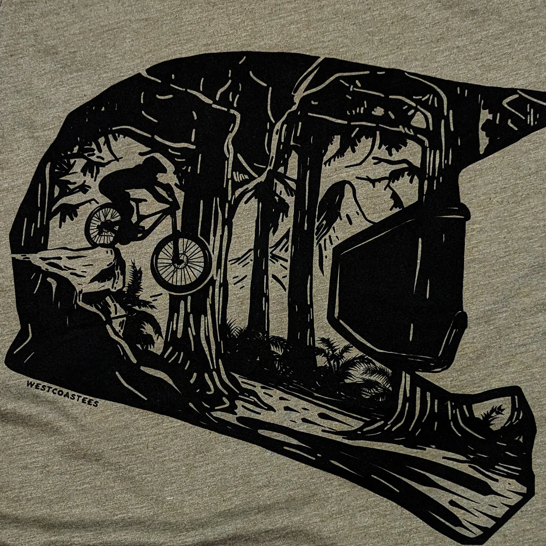 Adult Unisex Forest Helmet T-shirt