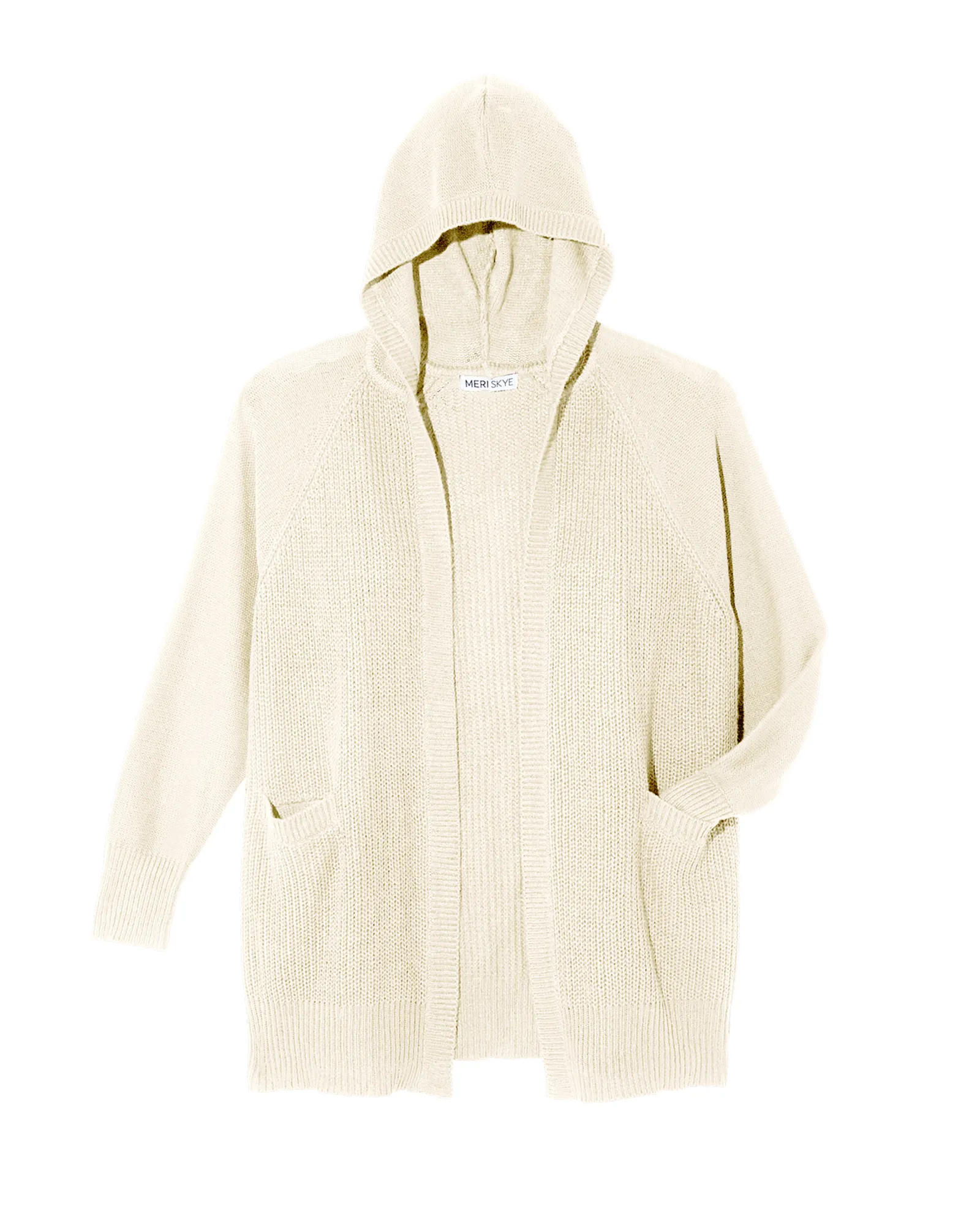 Blanche Elbow Patch Cardigan | White