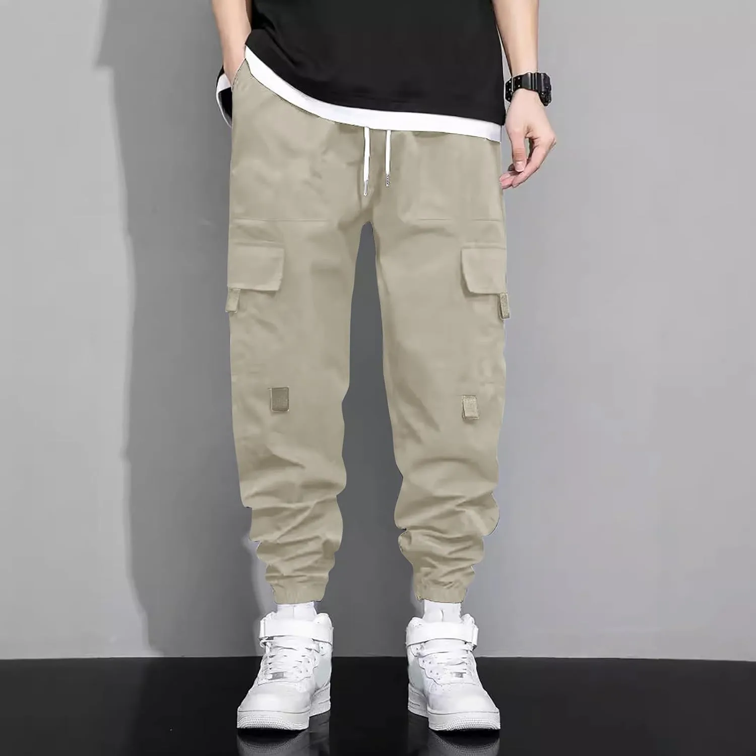 Cargo Pants for Men 2025 Heavyweight Trendy Lightweight Stretch Outdoor Trousers Men