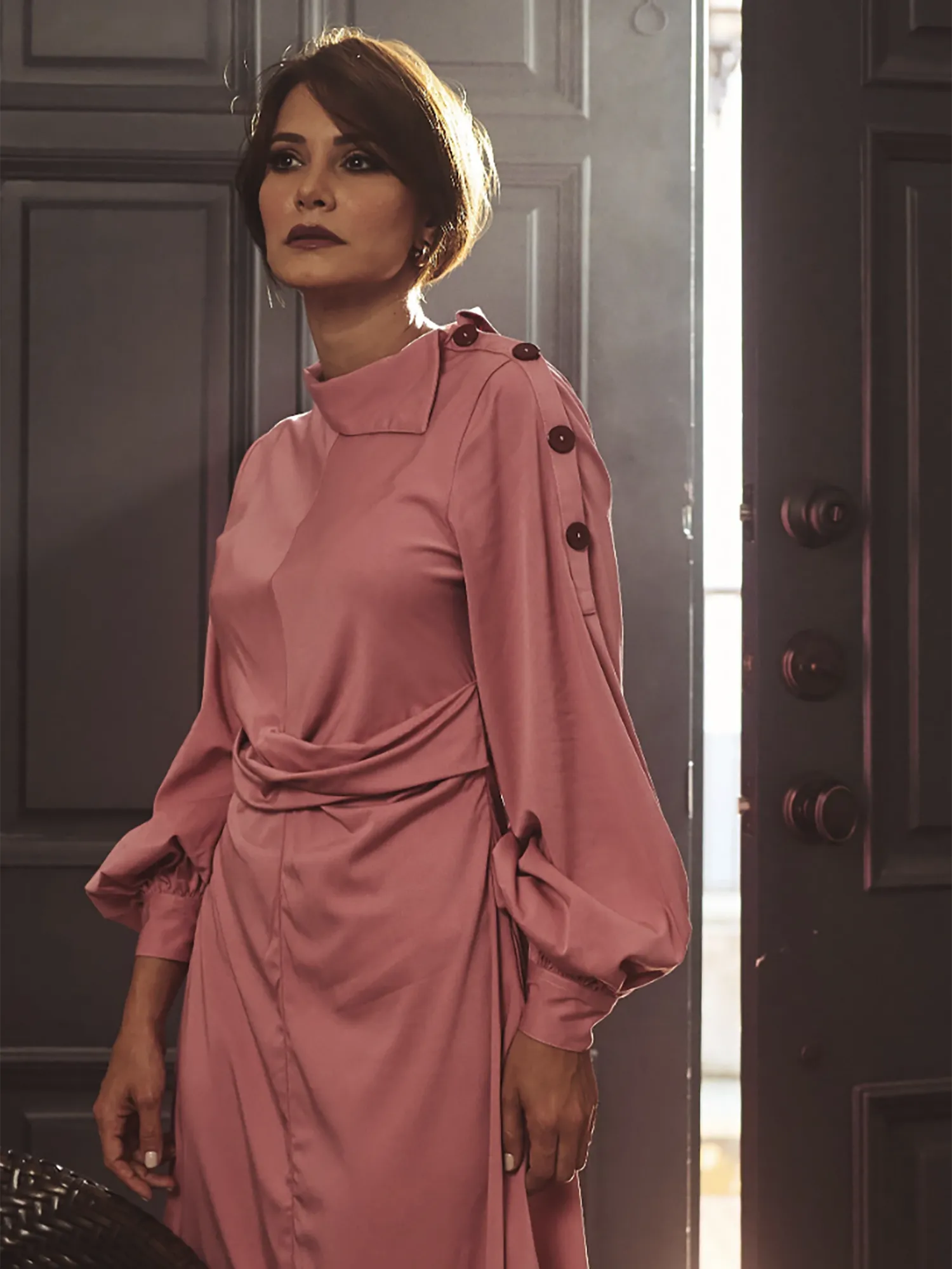 Gato Recato Tie Dress