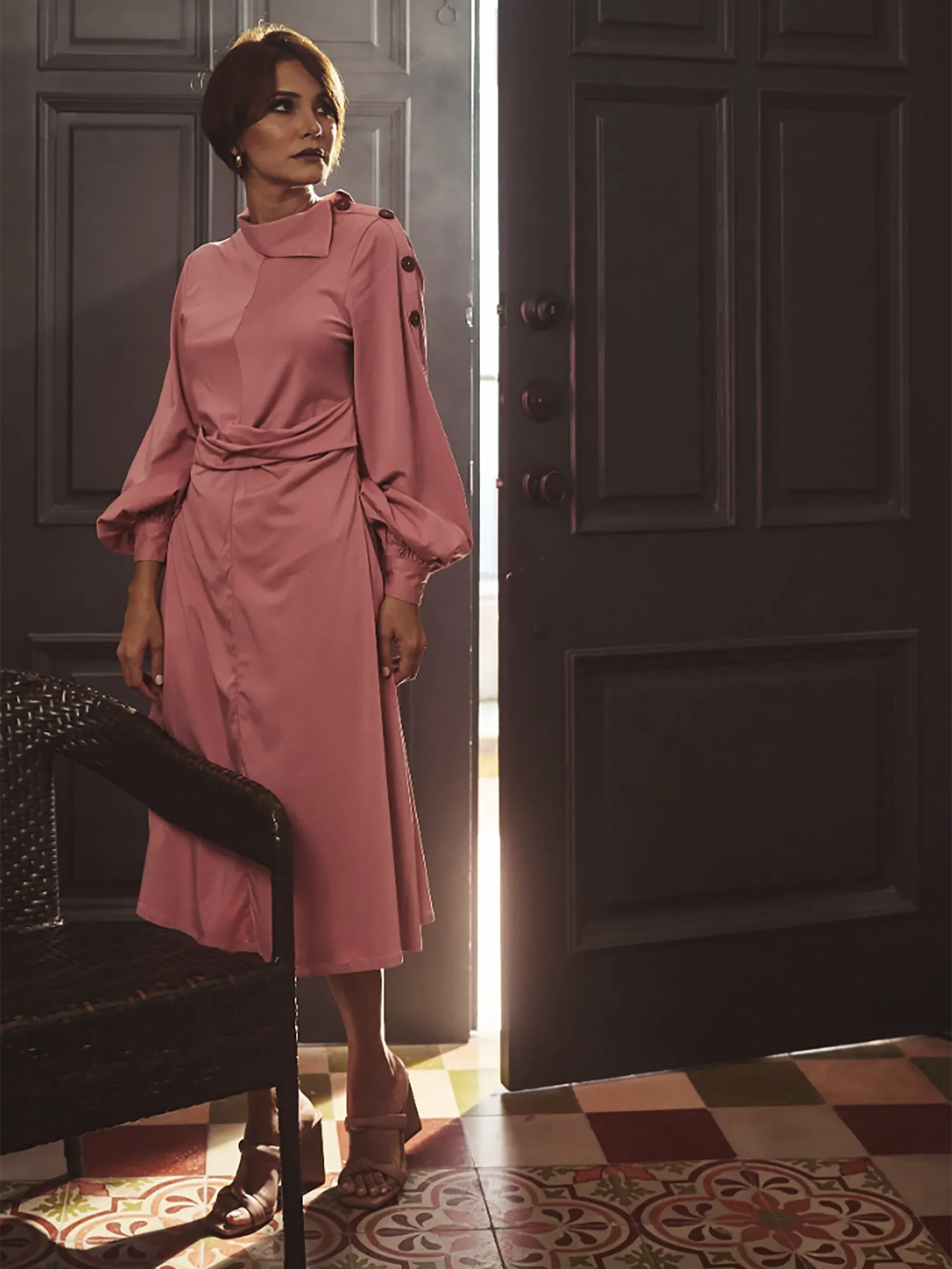 Gato Recato Tie Dress