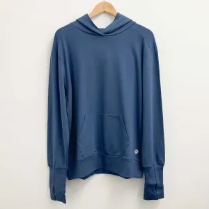 Gossypium Shadow Blue Hooded Sweatshirt L