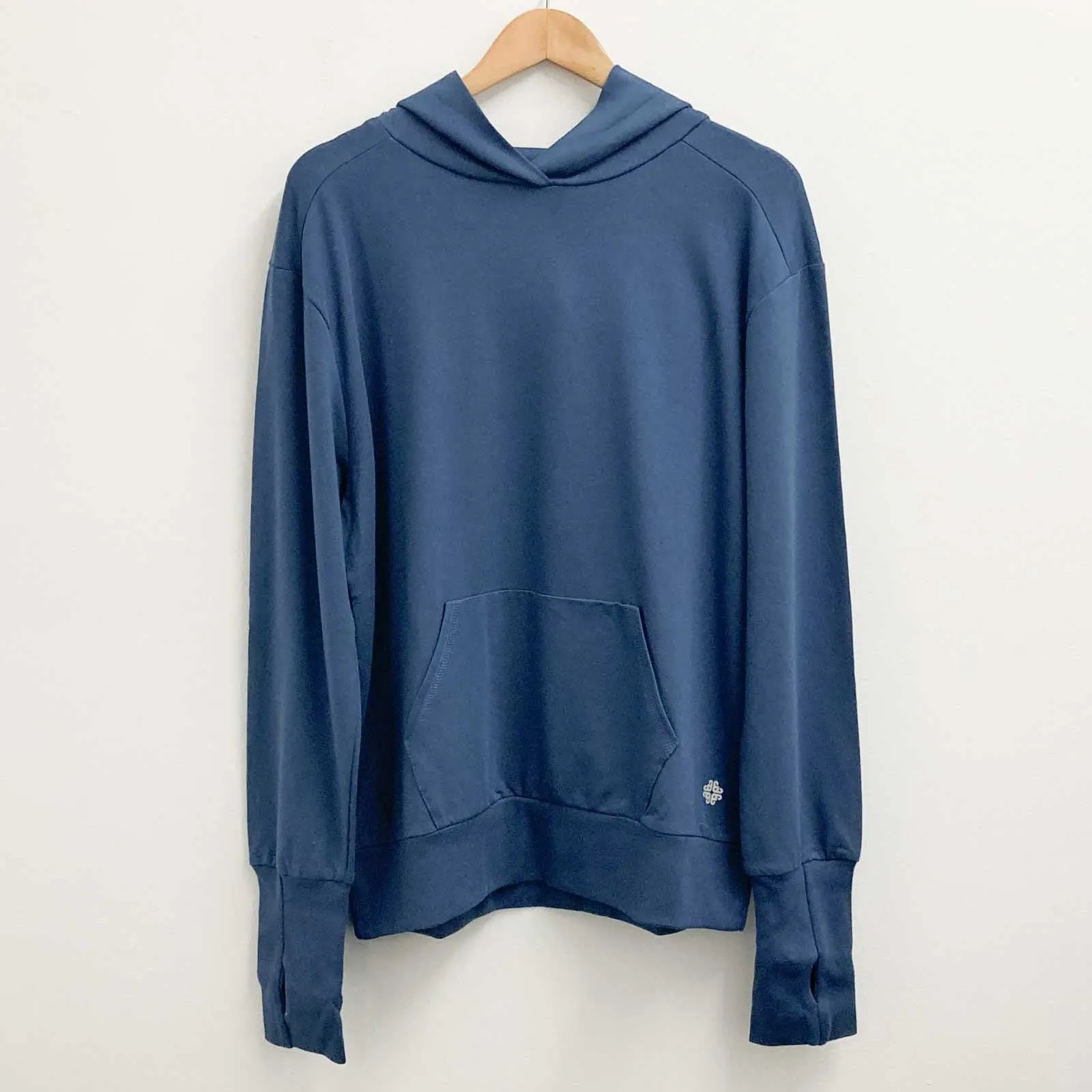 Gossypium Shadow Blue Hooded Sweatshirt L