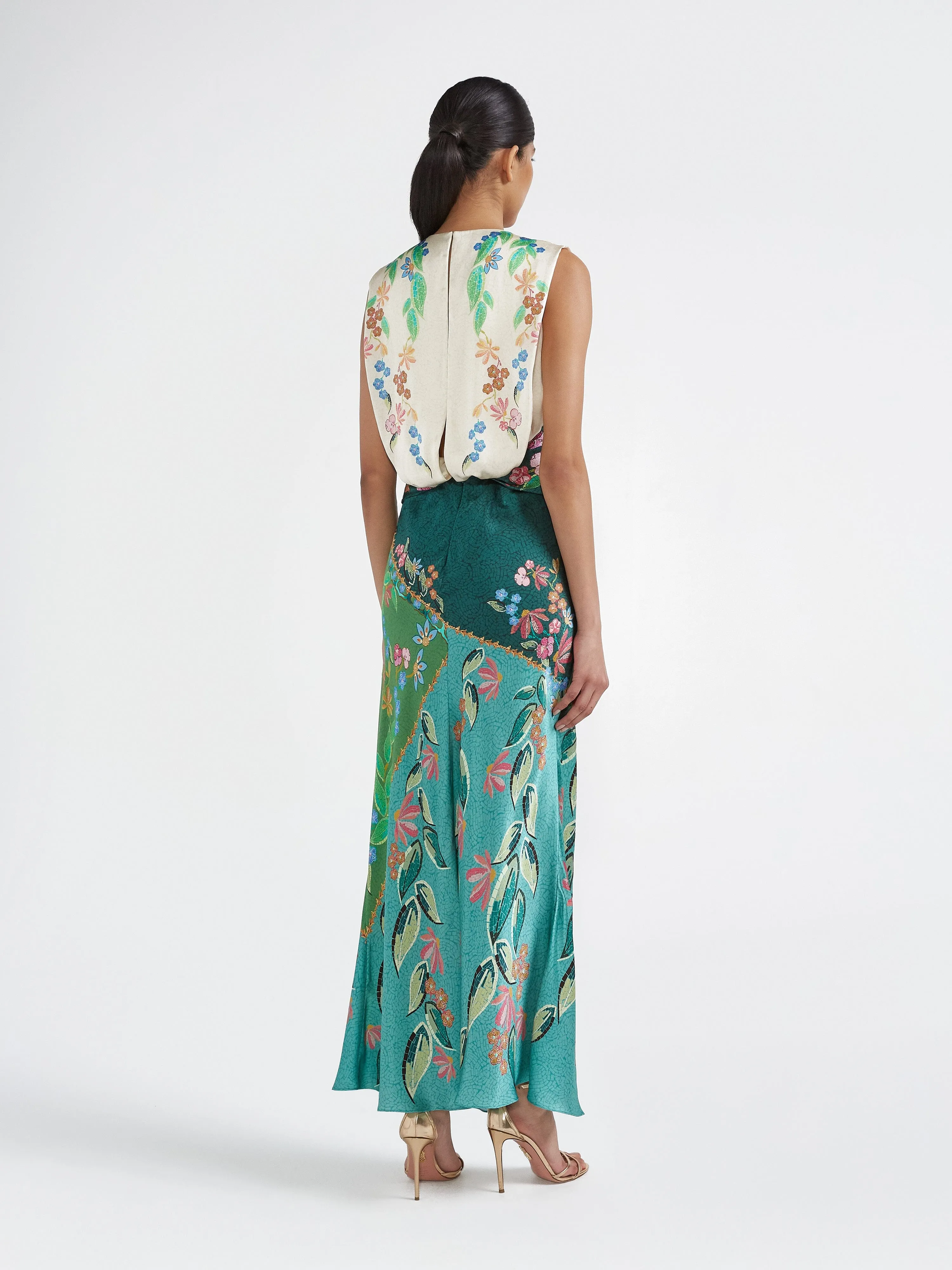 Gwen Dress in Terrazzo