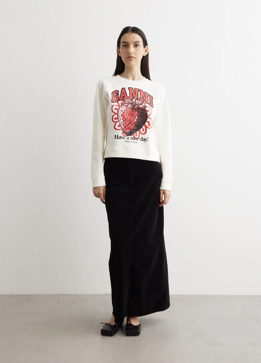 Isoli Raglan Strawberry Sweatshirt