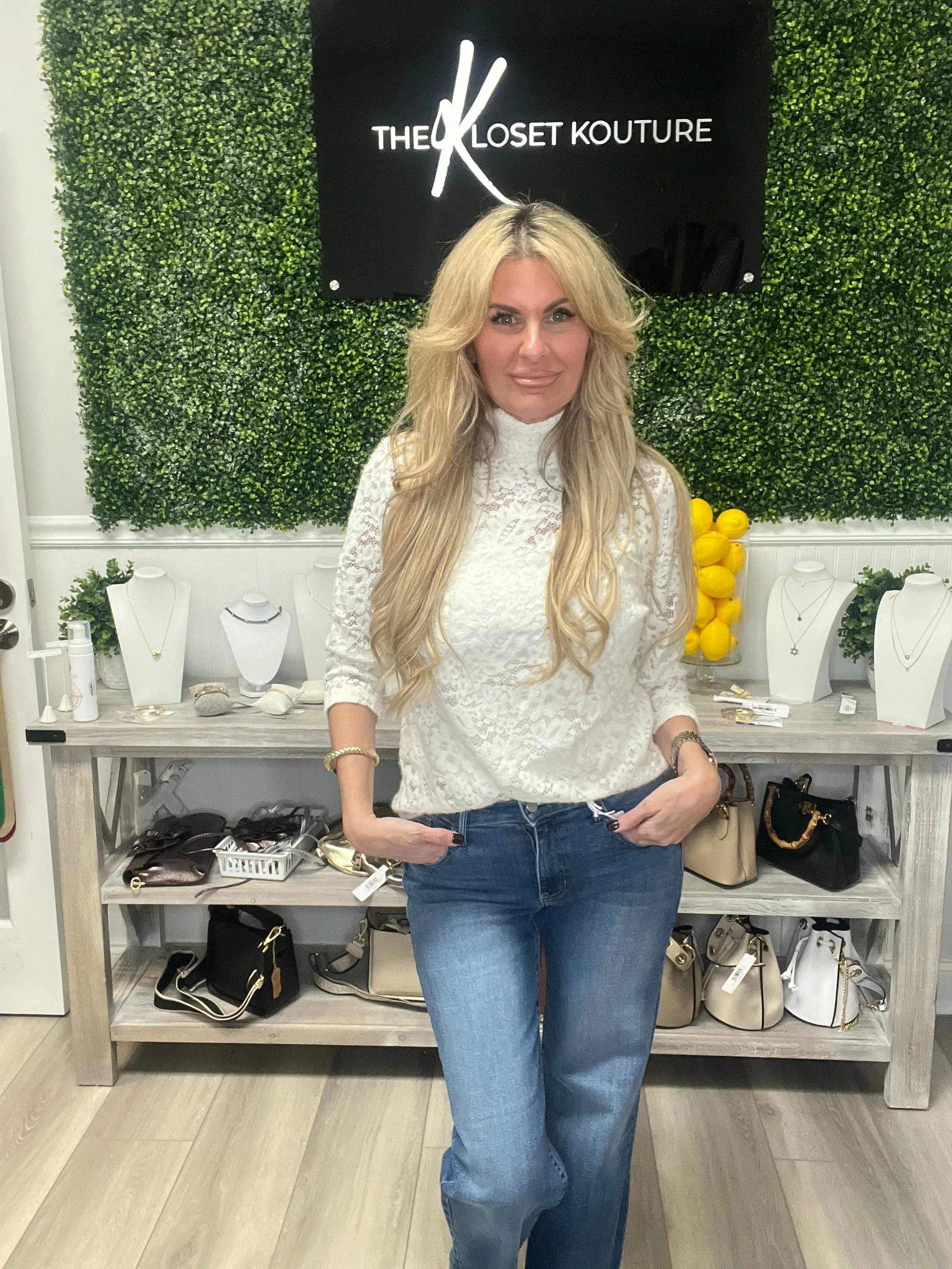 Ivory Lace Top