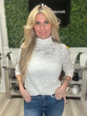 Ivory Lace Top