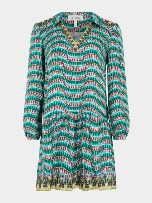 Jas Dress in Amulet Border