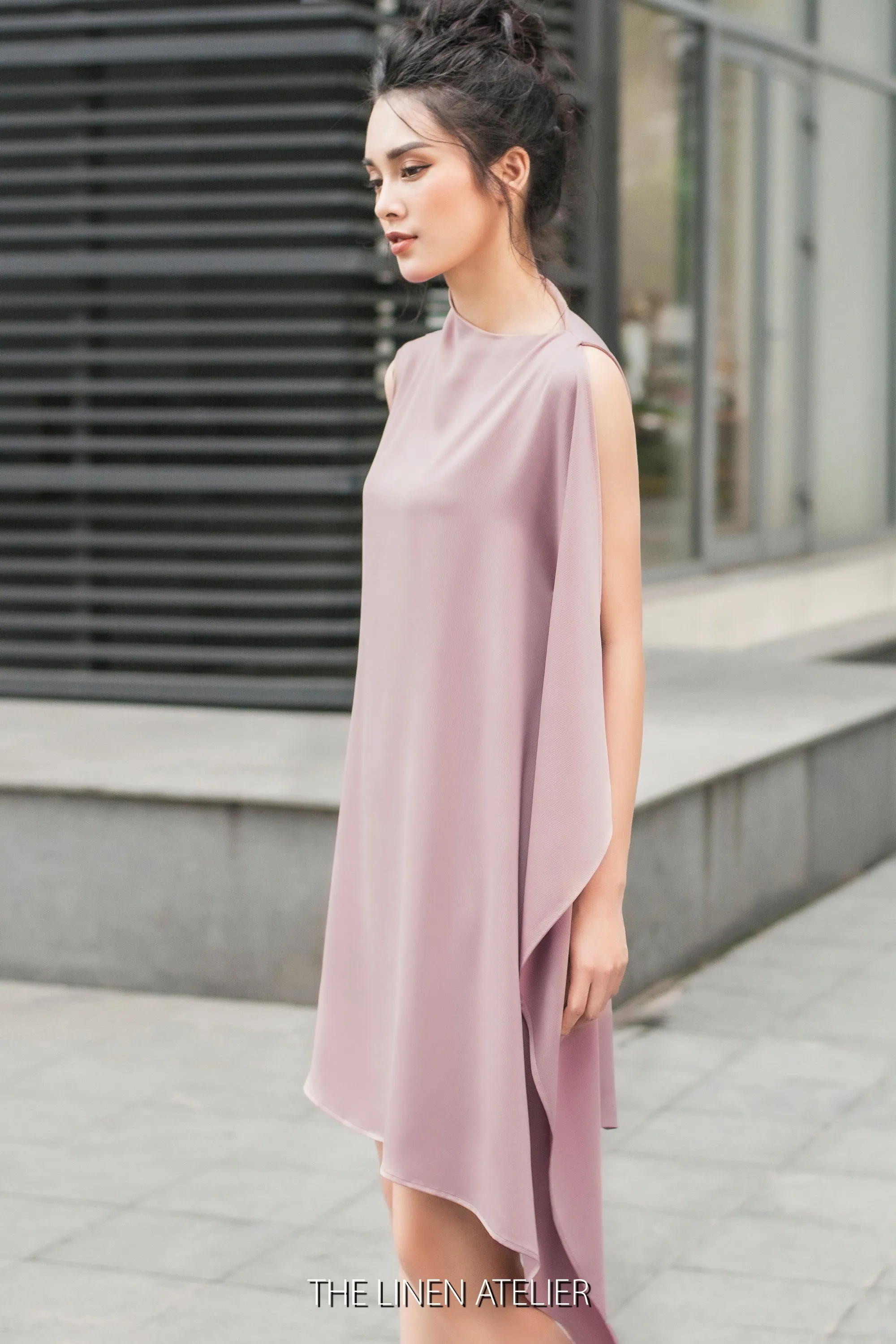 KATEE Women Silk Tunic Dress