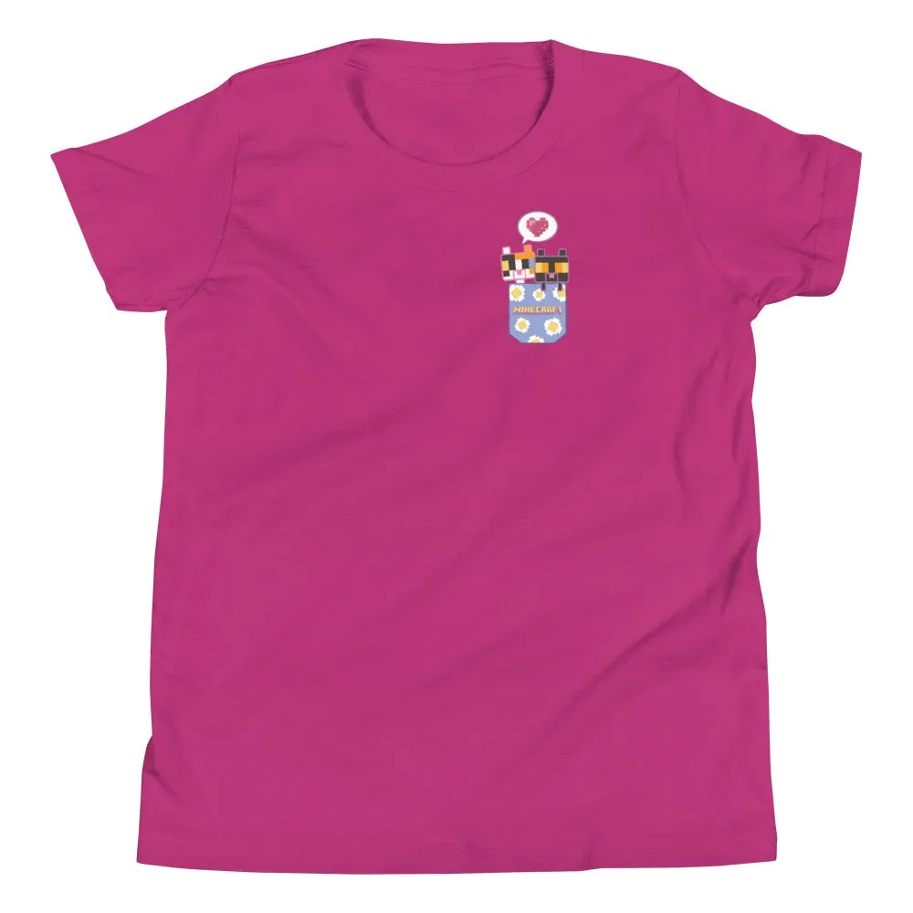 Minecraft Kitten Pocket Kids Premium T-Shirt