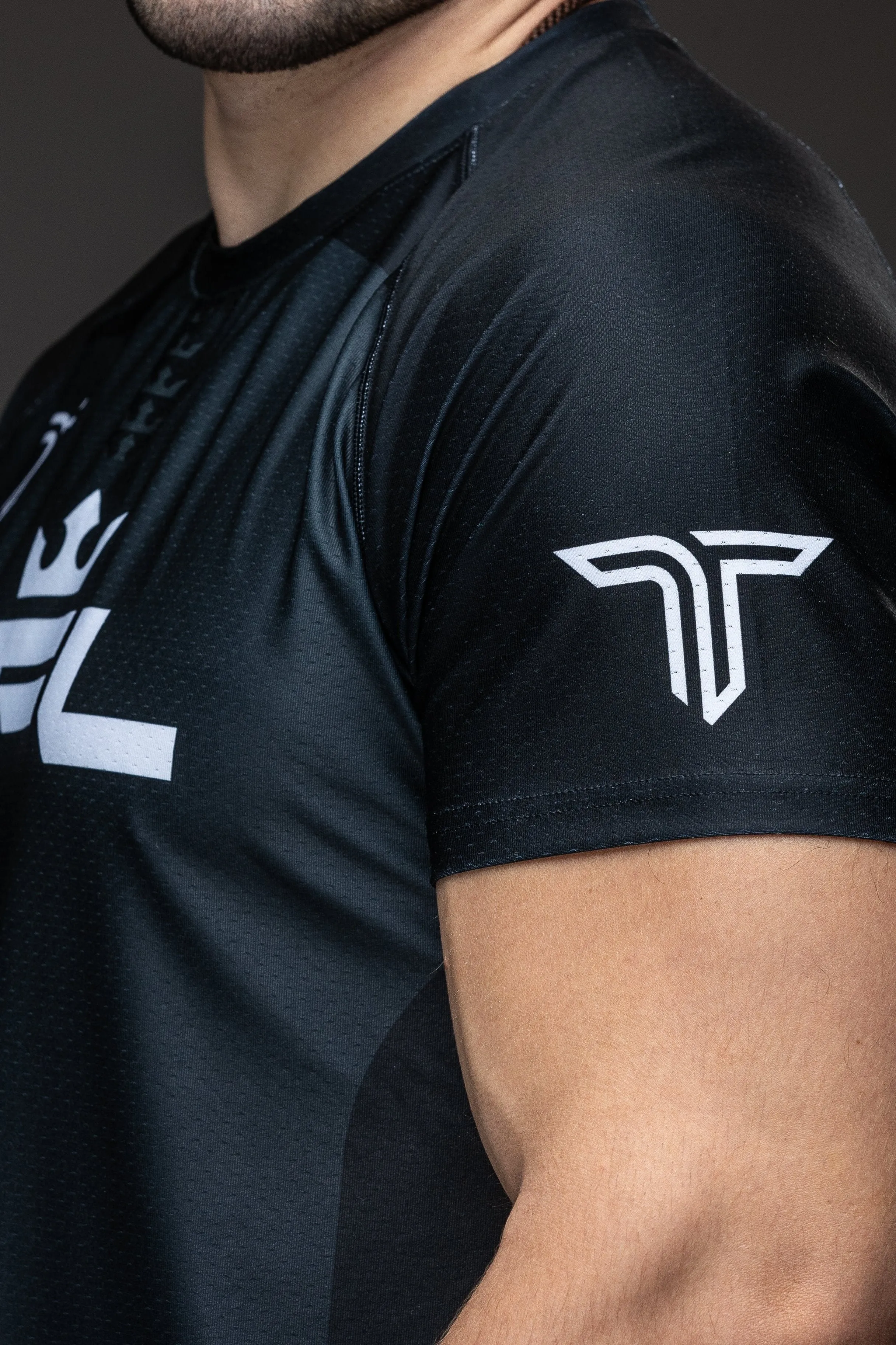 PFL Walk Out Raglan Top - Black