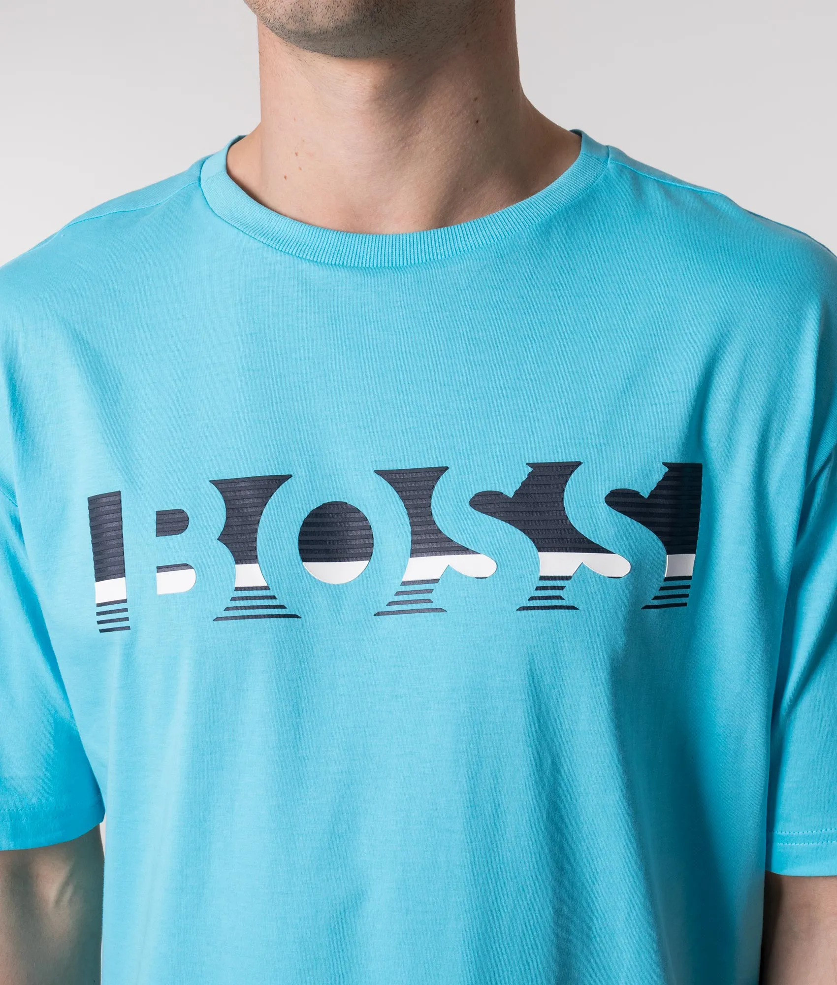 Relaxed Fit  Colour-Block Logo T-Shirt