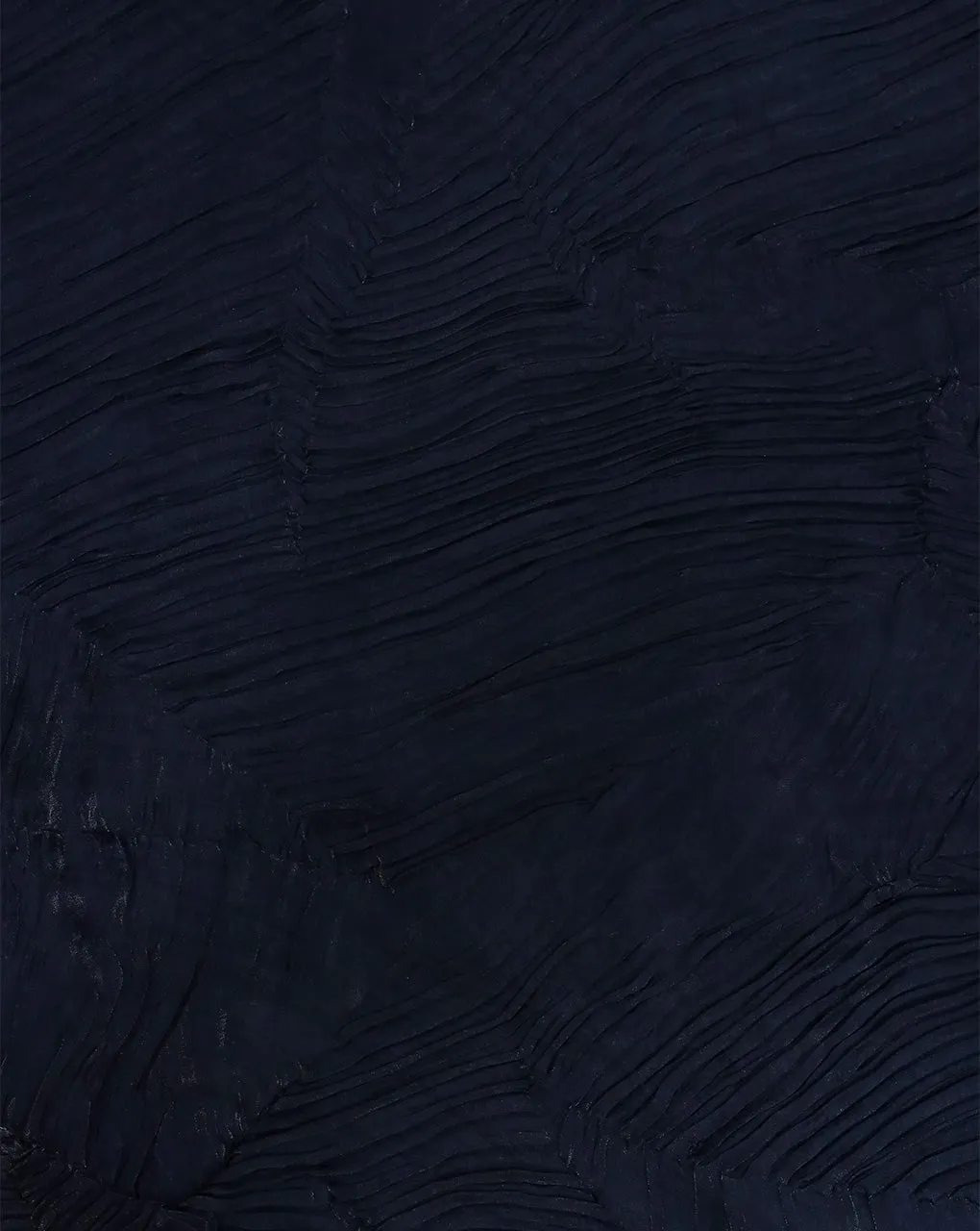 ROYAL BLUE PLEATED SATIN ORGANZA FABRIC