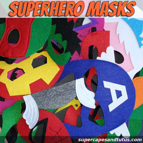 Sale! Party Pack 20 Superhero Masks - Ready to Ship
