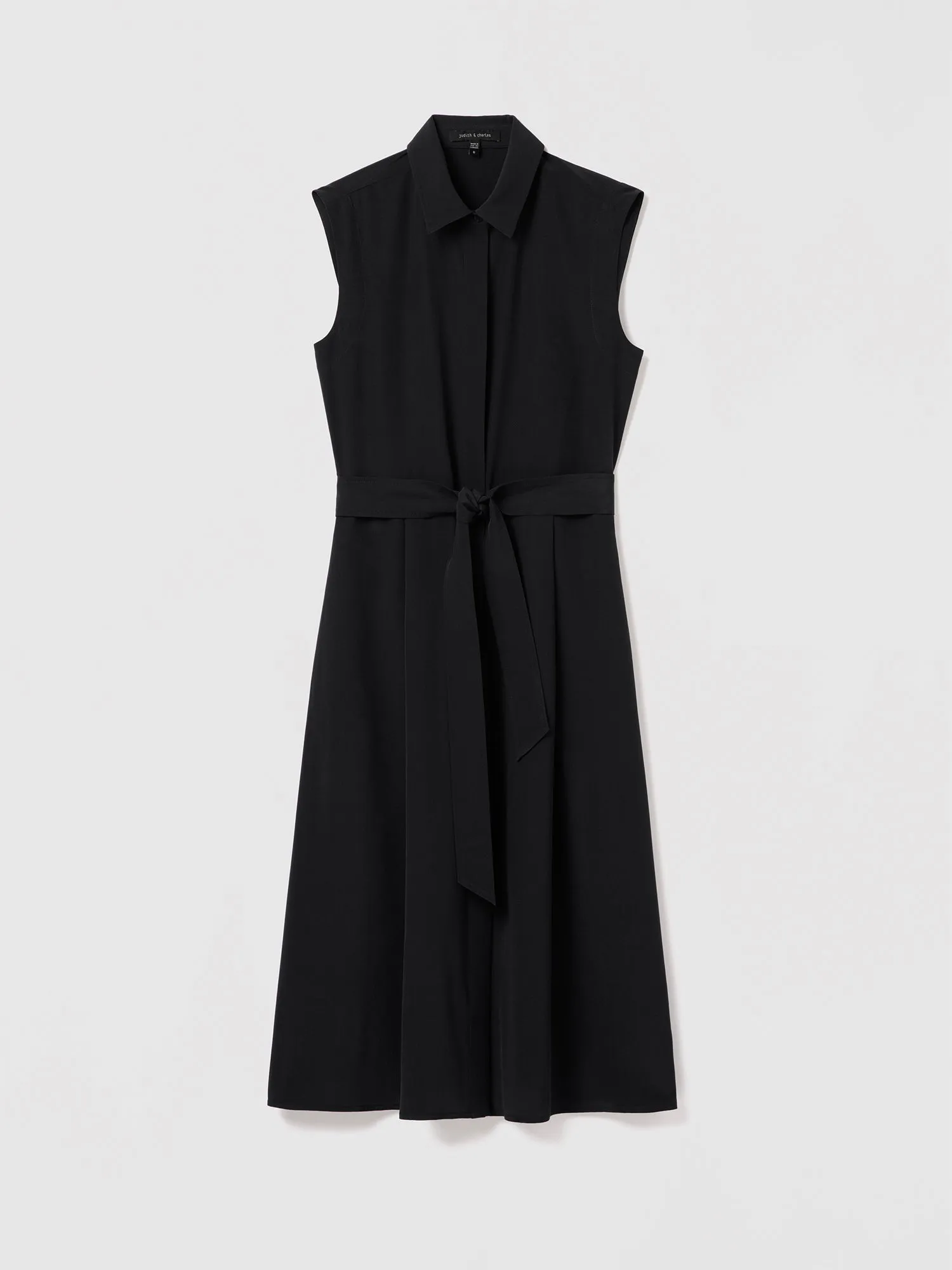 Silk shirt dress
